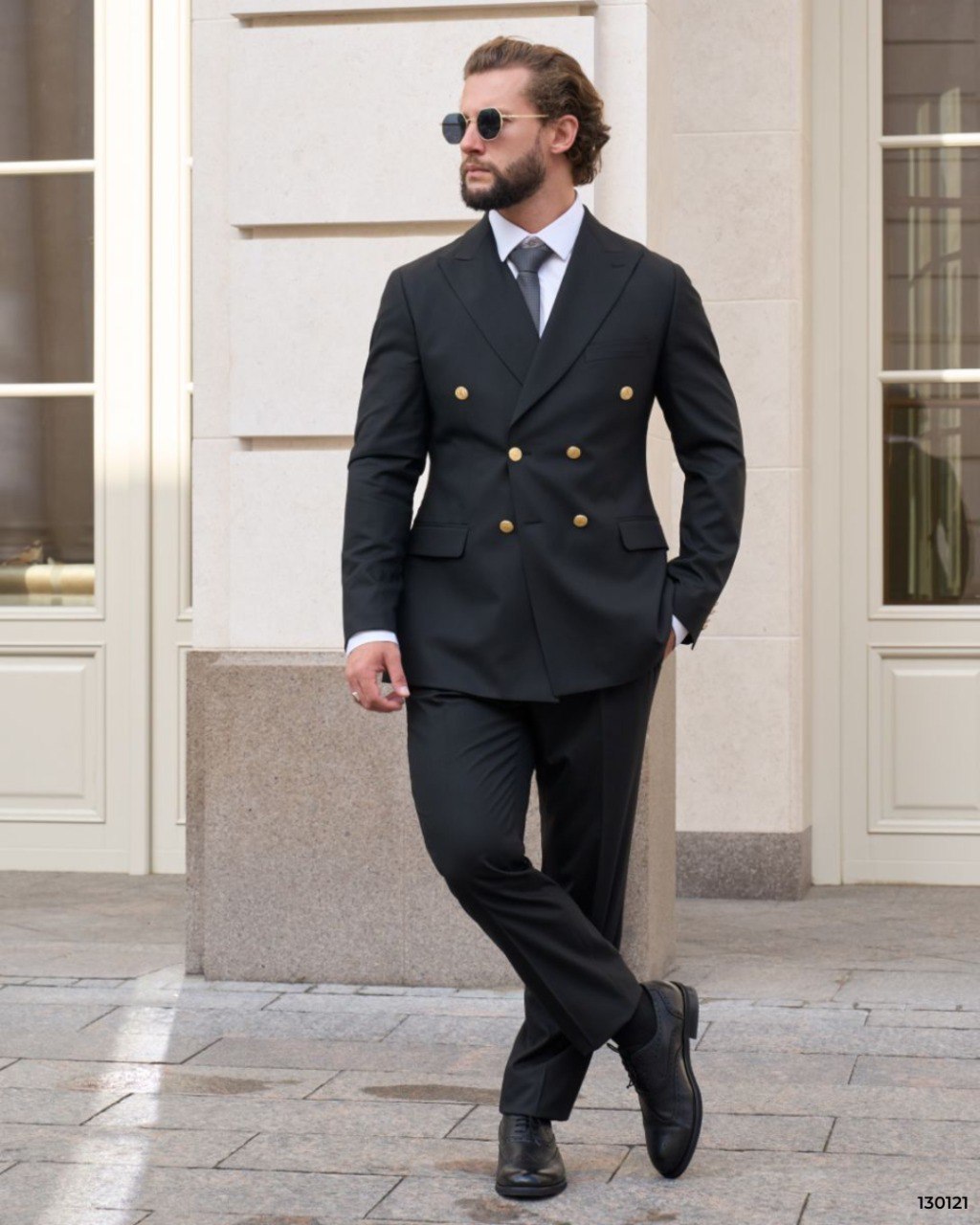 ⚜️ Самый праздничный костюм классический двубортный с золотыми пуговицами ⚜️